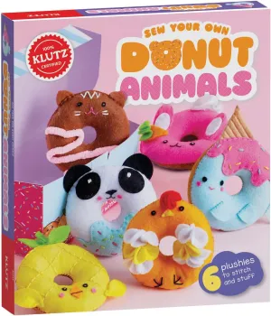 Donut Animals Craft Kit, Brown/a Klutz Sew sustain Your Own 
