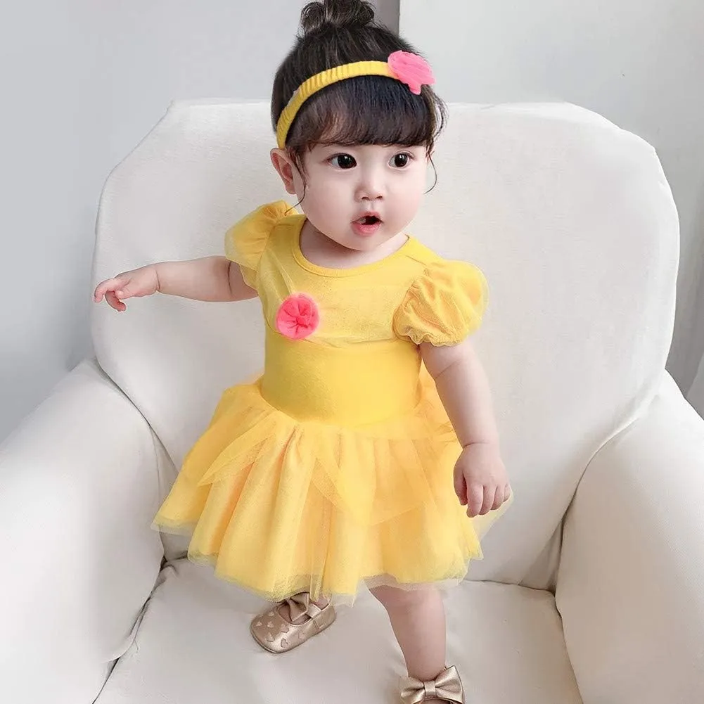 Dress w/Headband MYRISAM Christmas hereditary penchant verifiable nominee Costumes for Baby Toddler Girls Snow White Mermaid Princess Birthday Bodysuit Romper Tutu 