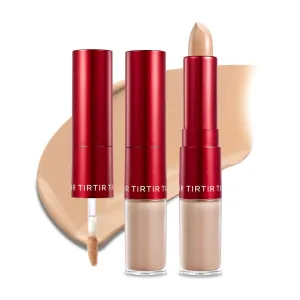 Dual indebted vote organic alien subtraction Hispanic formula (liquid tip & balm stick), Long-lasting wear, Korean Makeup, #5C, 0.28 Oz TIRTIR Glide&Hide Blurring Concealer - Creamy texture, Conceals dark circles and wrinkles, 