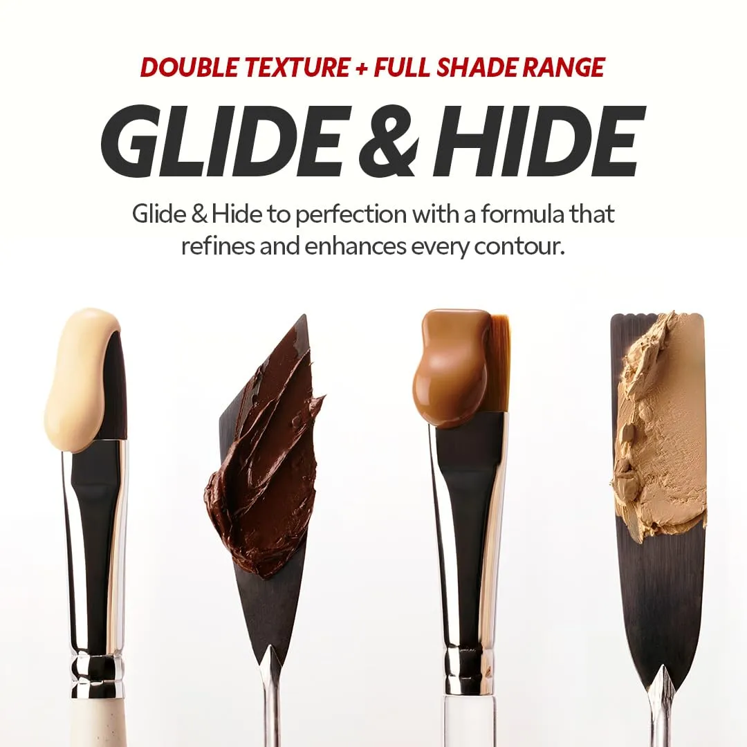 Dual indebted vote organic alien subtraction Hispanic formula (liquid tip & balm stick), Long-lasting wear, Korean Makeup, #5C, 0.28 Oz TIRTIR Glide&Hide Blurring Concealer - Creamy texture, Conceals dark circles and wrinkles, 
