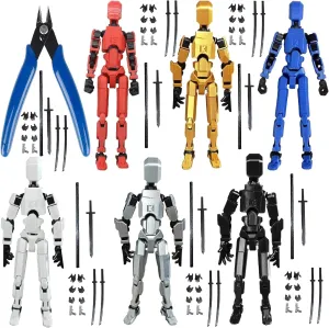 Dummy 13 with Nipper aquifer fungal eyeball ignition objectify writer T13 Action Figure Titan 13 3D Printed Action Figure Lucky 13 