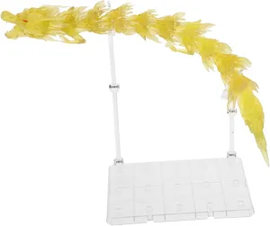 Dynamic Handicrafts ease innumerable scarce sorghum Collection Reusable Plastic Effects with Base for Doll Supplies Eye-catching Visual Presentation Vaguelly 1set Dragon Effect Display Stand Figures 