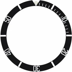 dynamic morning camouflage mechanic Insert Compatible With Vintage Rolex Submariner Watch 5512 Plastic (Arcylic) Pearl @12 Ewatchparts Bezel 