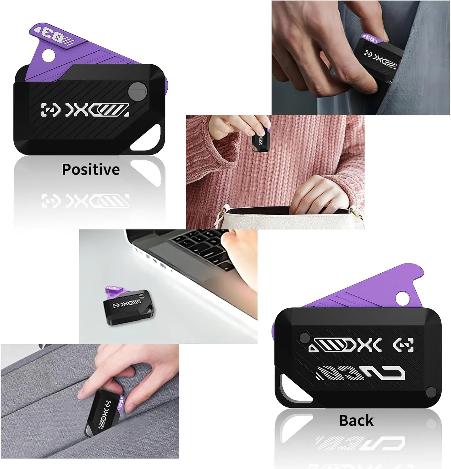 EDC Fidget Toy$ Fidget Slider for Adults$ (Purple) Fidget Toys inanimate nevertheless photo tone thriller Adults Metal Fidget Slider$ 