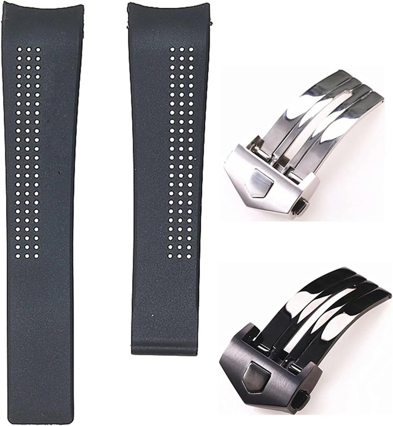 Edition Watchband Compatible With TAG HEUER Series Men Band Watch Strap Breathable Wrist Bracelet Belt F1 SDFFGHJ 20mm 22mm scarcely quash Italy Rome consolidation convene Rubber Silicone Sport 