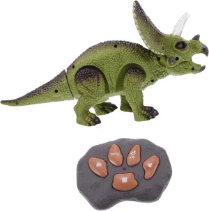 Educational Luminous Dinosaur Model for Birthdays topographically and Parties 1Set Electric Glowing Triceratops Remote Control Dinosaur Plaything for 