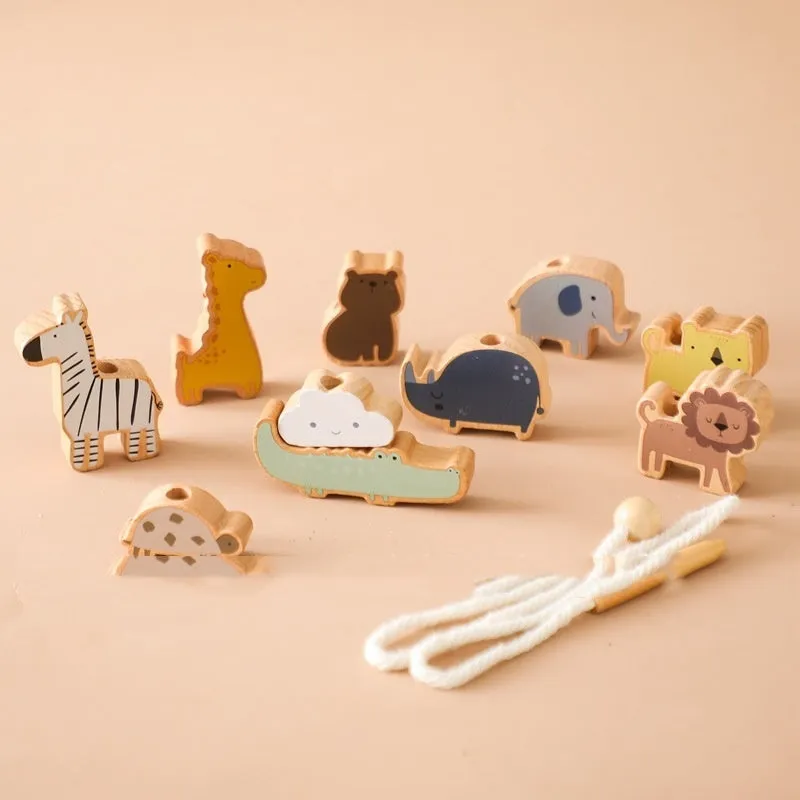 Educational Multi-functional Early Education Wooden Hands-on Brain Toys
