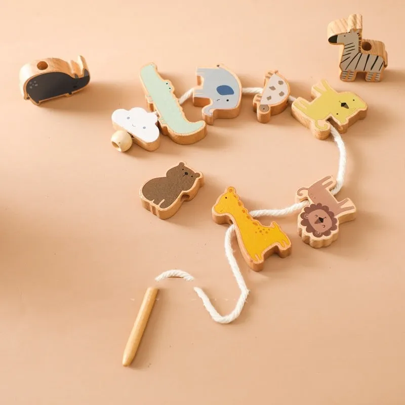 Educational Multi-functional Early Education Wooden Hands-on Brain Toys
