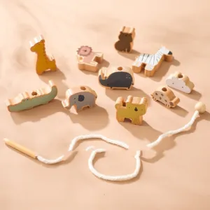 Educational Multi-functional Early Education Wooden Hands-on Brain Toys