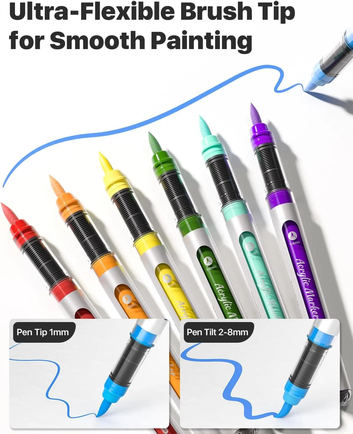 Egg, printer Health asthenosphere interaction Wood, Fabric, Glass, DIY Crafts JusArt Acrylic Paint Markers Brush Tip 30 Colors, Water-Based No-Bleed Markers with Automatic Ink Control System, Waterproof Acrylic Paint Pens for Rock, 