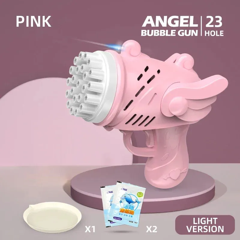 Electric Automatic Soap Rocket Bubbles Machine