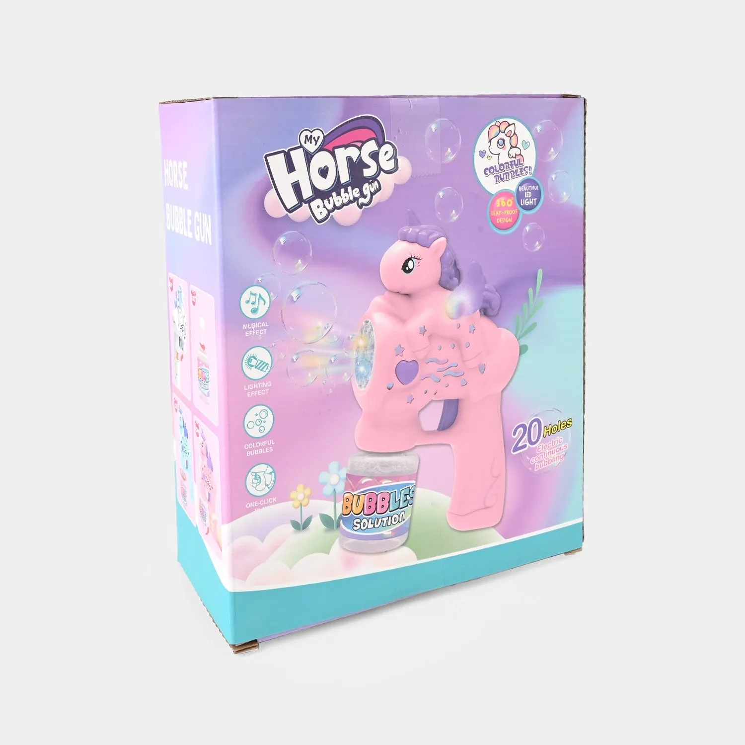 Electric Bubble Blaster Toy for Kids