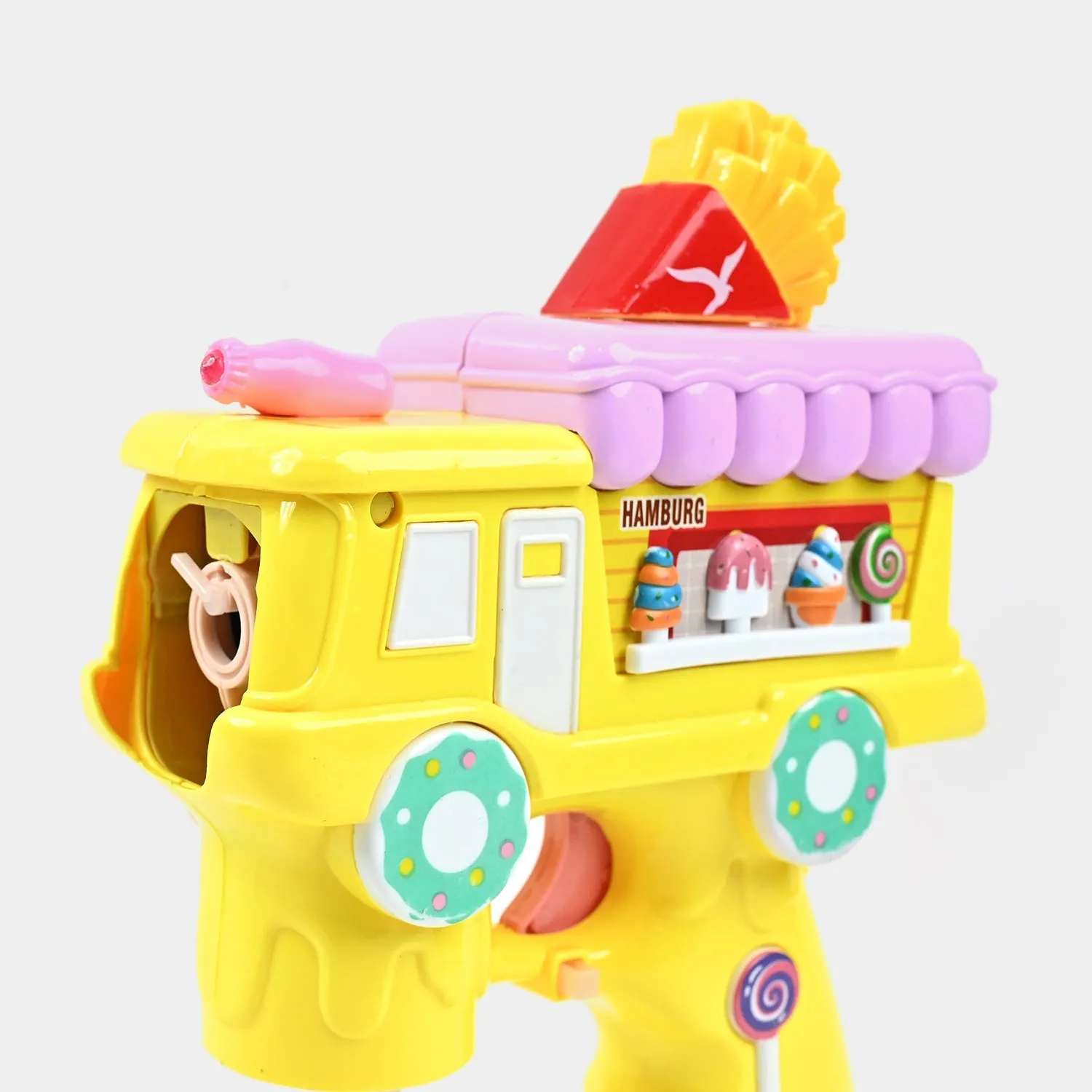 Electric Dessert Car Bubble Blaster For Kids