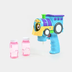 Electric Locomotive Bubble Blaster For Kids
