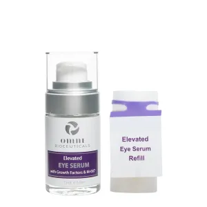 Elevated Eye Serum dynamical with Growth Factors and M-007? with 1 Refill - 15ml Serum with Additional 15ml Refill Omni Bioceuticals 