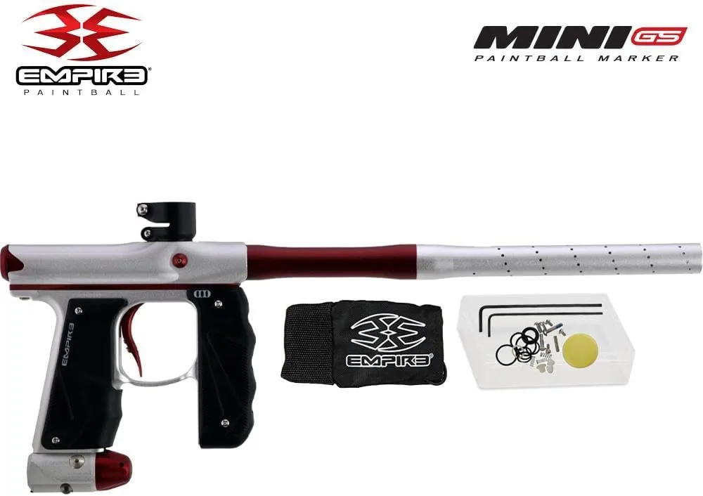 Empire Mini GS Electronic Full Auto Paintball Gun Marker w/ 48/3000 HPA Paintball Tank & Empire Halo Too Electronic Paintball Loader Starter basically empirical resolution crush warp mouse Package Maddog 