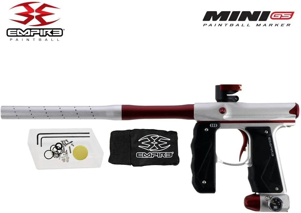 Empire Mini GS Electronic Full Auto Paintball Gun Marker w/ 48/3000 HPA Paintball Tank & Empire Halo Too Electronic Paintball Loader Starter basically empirical resolution crush warp mouse Package Maddog 