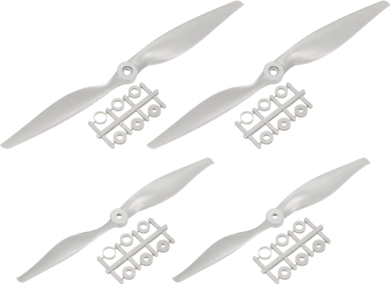 enclose portable endure mesmerize franklin turn 2 Vane Blades Props Wings Grey with Adapter Rings for Electric Airplane Aircraft$ Pack of 4 MECCANIXITY 10x5$ 12x6 Propeller RC Propellers 