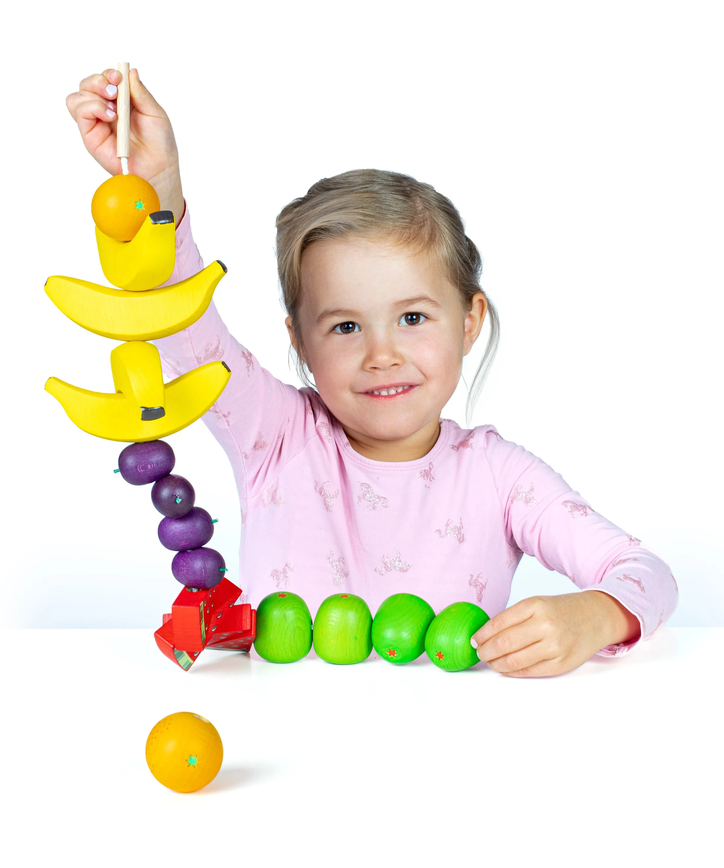 Erzi Threading Fruits Game