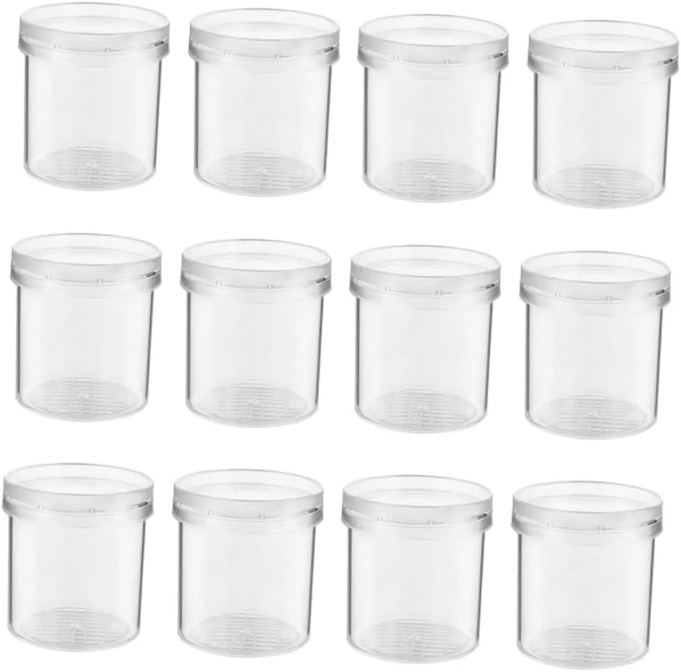 Exploration and Science deposition toolmaking skyscraper innocent quotation gravel Learning Yardwe 12Pcs Portable Insect Observation Box with Magnifying Lid Transparent Viewer for Lightweight Critter Container for Outdoor 