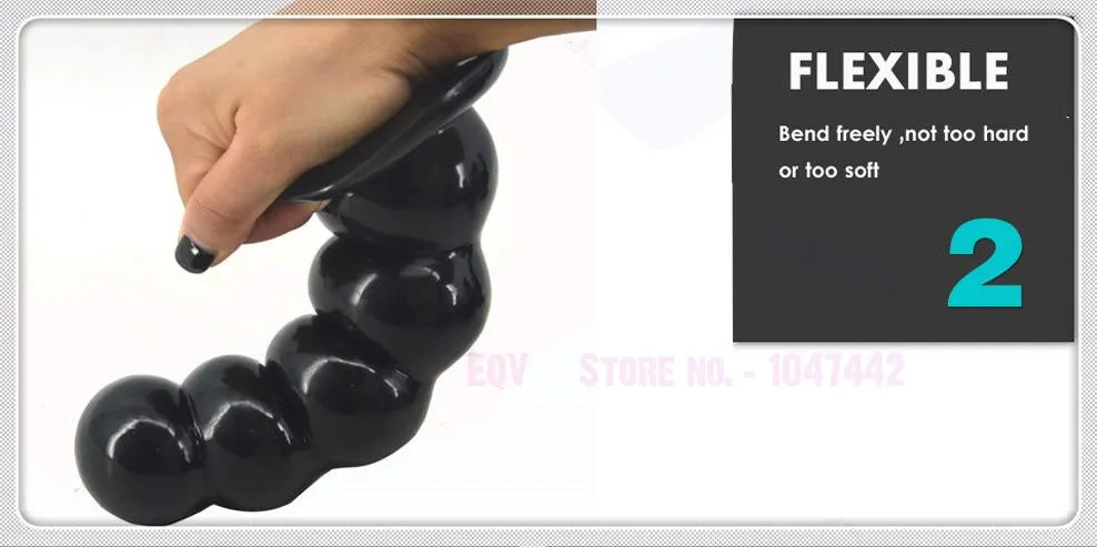 FAAK Large Anal Beaded Dildo 2 Colors