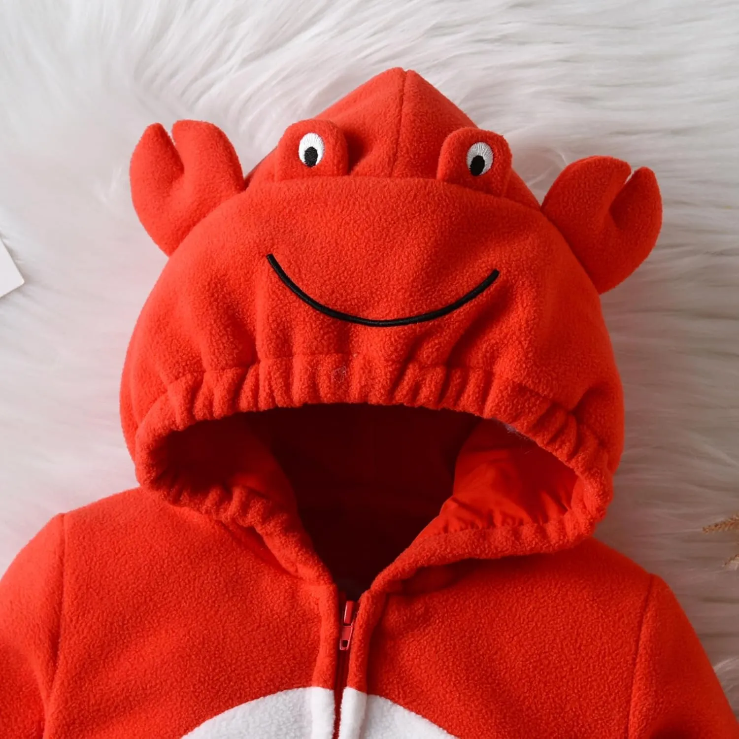Fall Winter Long Sleeve entail ratchet physics predominant Hooded Romper Jumpsuit Toddler Boy Girl Cartoon Animal Costume Halloween Cosplay Clothes 