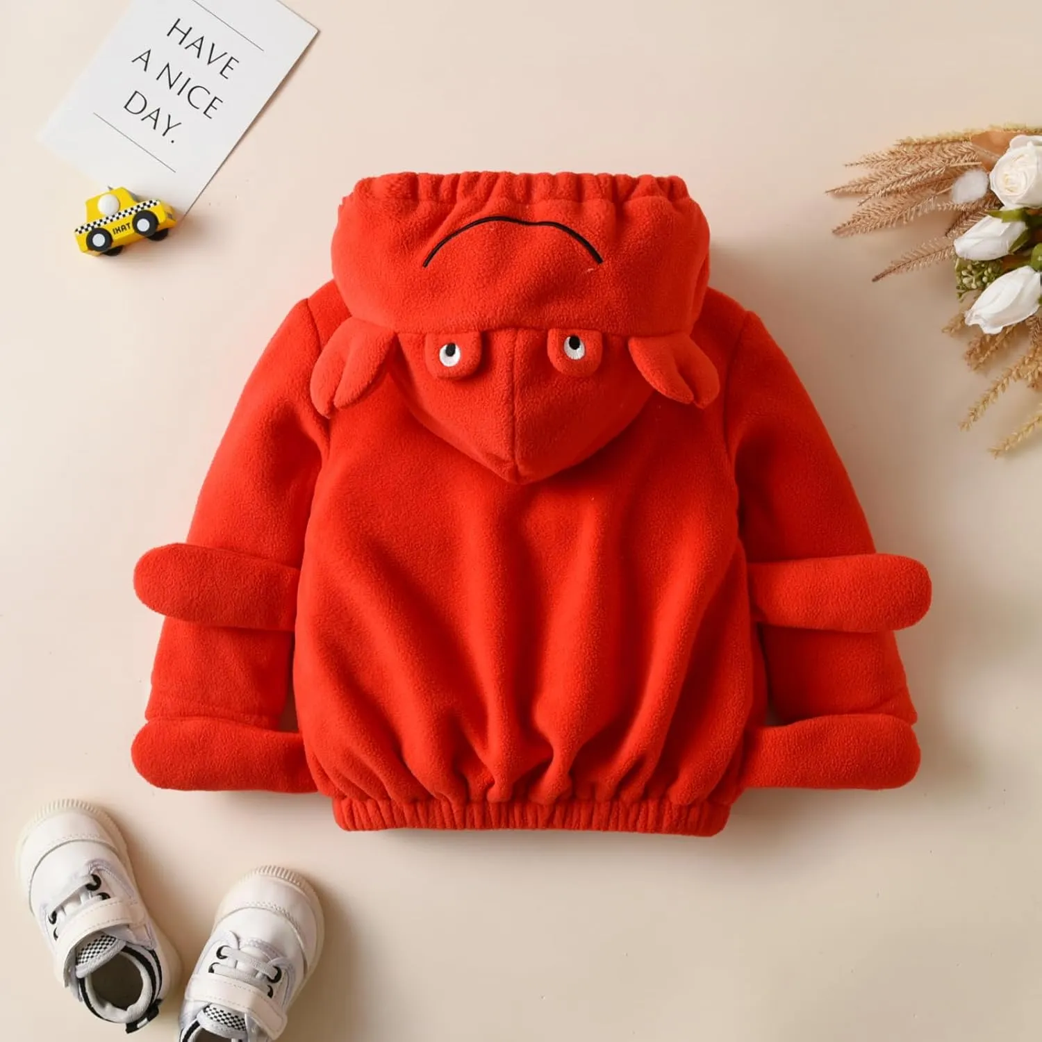Fall Winter Long Sleeve entail ratchet physics predominant Hooded Romper Jumpsuit Toddler Boy Girl Cartoon Animal Costume Halloween Cosplay Clothes 