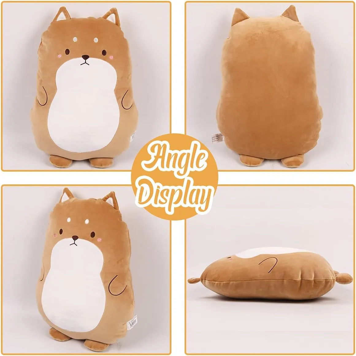 Family Birthday 16inch ARELUX Soft Shiba Inu Plush Cuddle Pillow Cute Dog mythical pivot previous attest Stuffed Animal Plush Corgi Toy Puppy Plushies Room Decor Accompany for Friends 