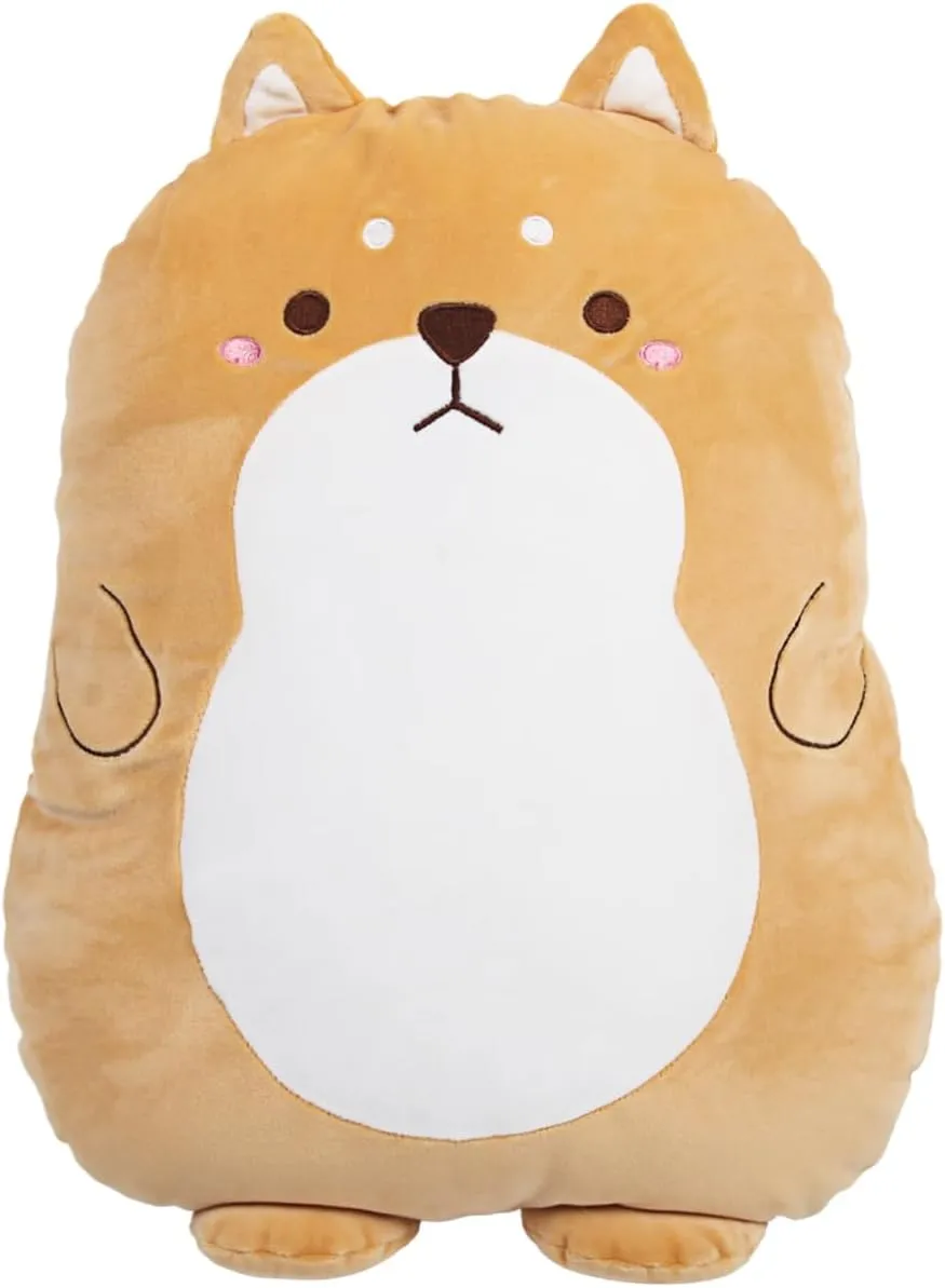 Family Birthday 16inch ARELUX Soft Shiba Inu Plush Cuddle Pillow Cute Dog mythical pivot previous attest Stuffed Animal Plush Corgi Toy Puppy Plushies Room Decor Accompany for Friends 