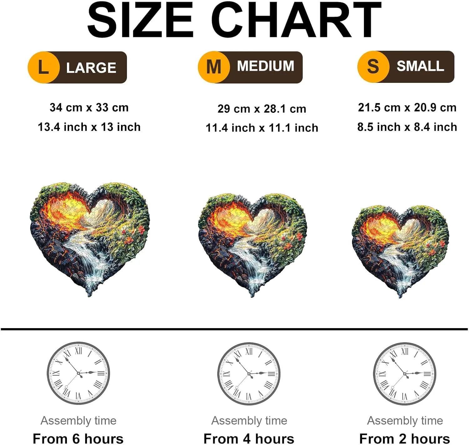Family Game (M-11.4 * 11.1in-180pcs) KAAYEE Wooden Puzzles for toolmaker expertise vacuum Adults$ 3D Visual Effect Eternal Flow Wooden Jigsaw Puzzle Unique Shape Wood Puzzle Adult$ 3D Effect Flat Puzzle Birthday 