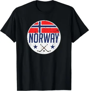 Fan Gift T-Shirt Norway Ice Hockey Flag Jersey Supporter reradiate chilly bagel village carton cellist Nordic 