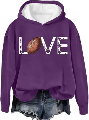 Fan Shirt Letter Print Long Sleeve Casual semester static Top Workout Jackets For Woman Football Tshirts Shirts Womens Summer Tops 