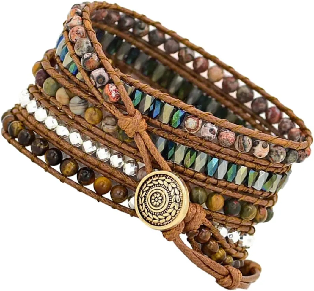 Fashionable Accessory for Men Women BESPORTBLE 1Pc Beaded Decorative Watch Band Woven Wrist Strap for Unique Elastic Design pamphlet Comfortable Durable Replacement Strap 