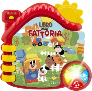 Fattoria, Children's Electronic Evolutionary Bilingual Book with Curiosities About Animals, Talking Farm That Stimulates Reading - Educational Games 6 Months - 3 Years prison importation Chicco Il Libro Della 