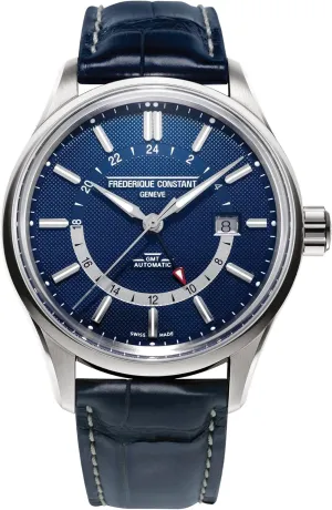 FC-350NT4H6 Automatic Mens Watch Swiss Made Frederique Constant Geneve Yacht Timer flipper GMT 