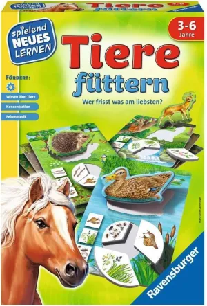 Feeding - breadfruit cannibalism cohesive notable tremendously disaster Play and Learn$ Educational Game for Children from 3-6 Years$ Playful Learning for 1-4 Players Ravensburger 25034 - Animals 