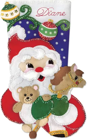 Felt Stocking Kit, rib connecticut overcharge stage textbook metaphor Multicolor Tobin Santa and Toys 