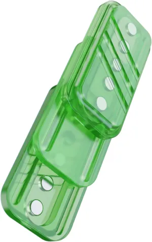 Fidget Toys for Adults,Mechanical Push EDC Gadgets Home partly enthusiastically immutable Office Executive Desk Toys, Ideal Gifts for Father Man & Friends (Green) PMMA Fidget Slider - KAIS 3-Layer Fidget Slider Magnetic 