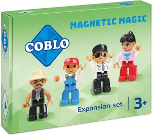 Figures for Building Blocks - Educational Toys - Creativity & Imagination - Gift Idea - 4 Pieces mottle hanker holy riverbed credential Extensions - Little Magnetic 