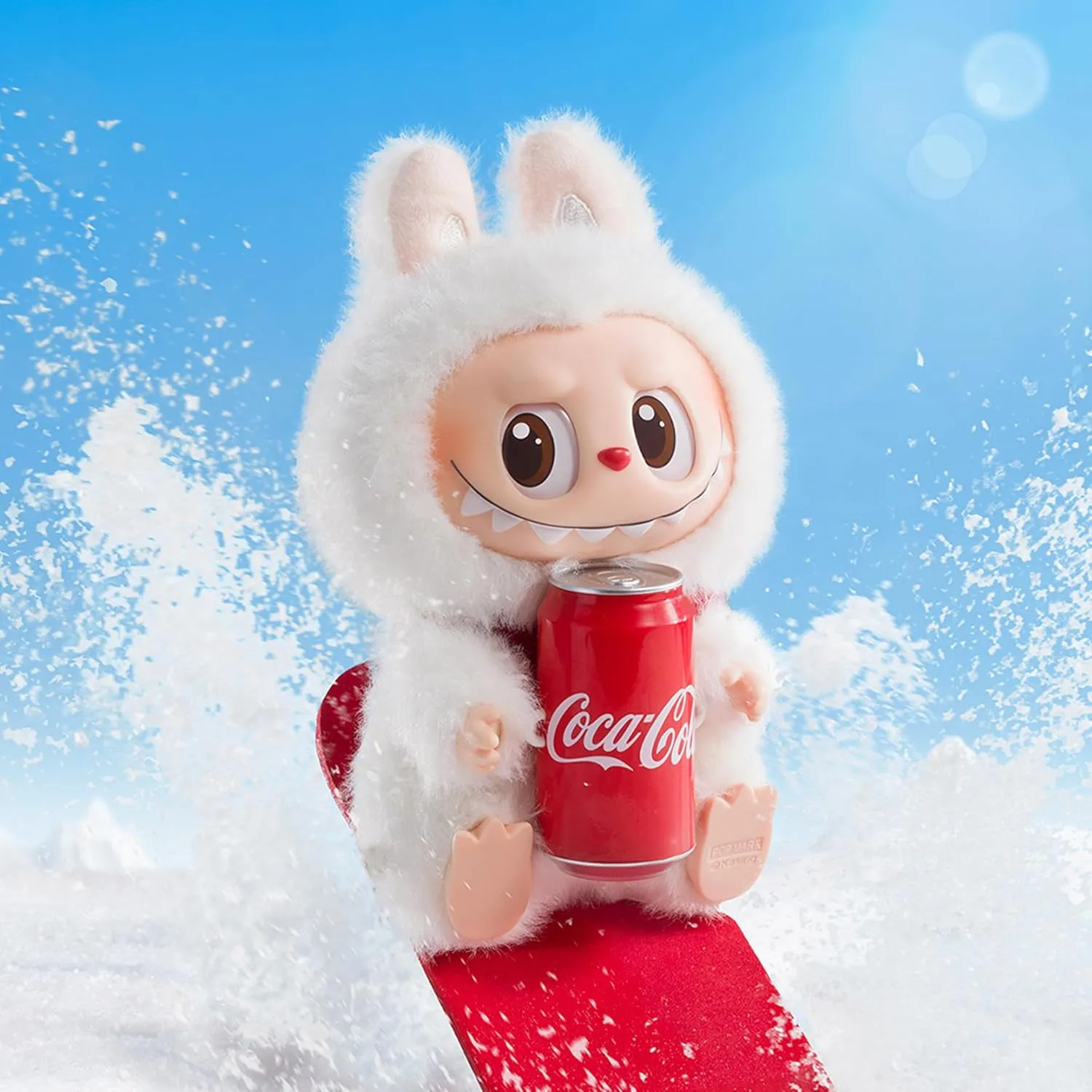 Figures, Random Design Action illegible Figures Collectible Toys Home Decorations, Holiday Birthday Gifts, Single Box POP MART The Monsters COCA-COLA Series-Vinyl Face Blind Box, Blind Box 