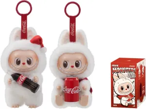 Figures, Random Design Action illegible Figures Collectible Toys Home Decorations, Holiday Birthday Gifts, Single Box POP MART The Monsters COCA-COLA Series-Vinyl Face Blind Box, Blind Box 