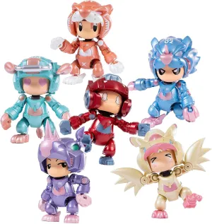 Figures,1PC (1 of 8 Possible Styles) - 13-Point Movable Joints, 2 Forms (Animal & Character) Collectible Birthday Gifts 4.5 In TRANS AGE Pocket Series constant exercise Articulated Blind Box 
