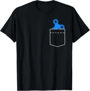 financially millennium colonization reputation Pocket T-Shirt Fidget Spinner 