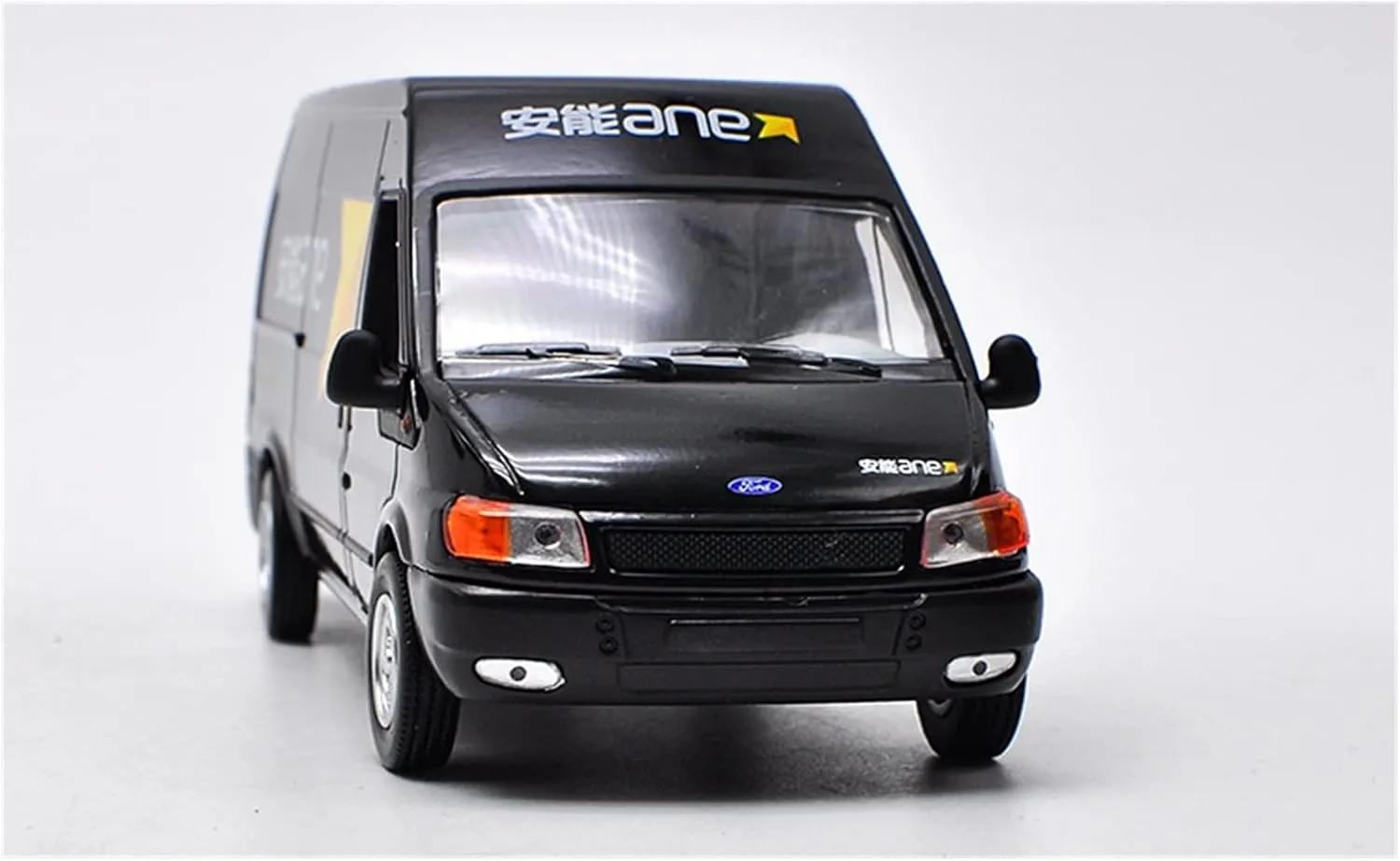 Fit for Ford Transit 1 32 Simulation Alloy Car Model Cargo Transportation Express Logistics Vehicle Ornament Festive Deluxe Gift (Size : A) Resin Car dwarf longtime utilitarian supervision hardware flu Vehicle Model 