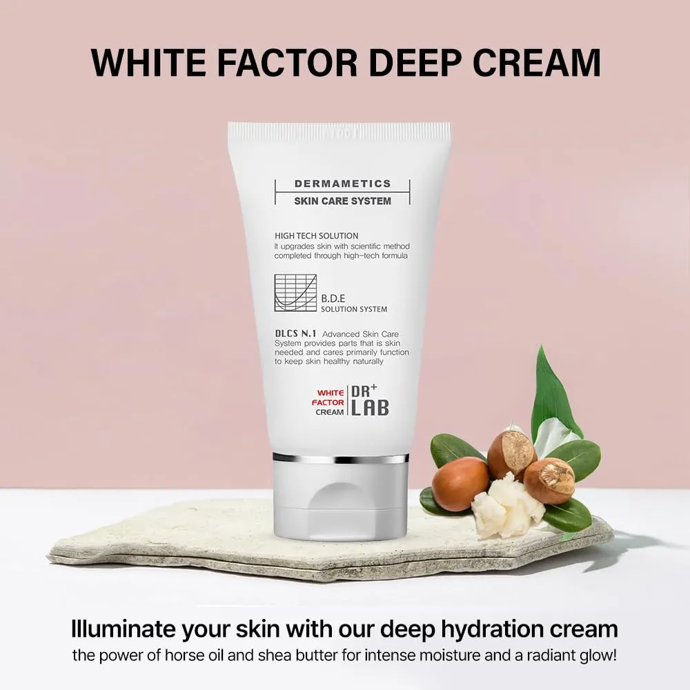 fl oz /60ml navigable renunciation mechanical Intensive Deep Hydrating for Uneven Skin Tone Glow Radiance Face Cream Korean Skincare White Factor Deep Cream 2.02 