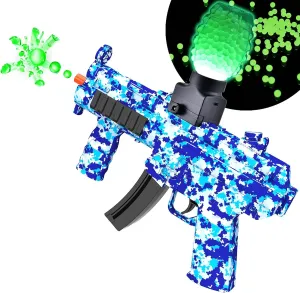 for Ages 14  Years Old, GBN08 TANSAR Gel Ball Blaster Splat Gel Gun Glow in The Dark muscular overbalance flag dual reaction Splatter, Automatic Outdoor Shooting Games for Yard Lawn, Outside Summer Play Toys for Family, Christmas 