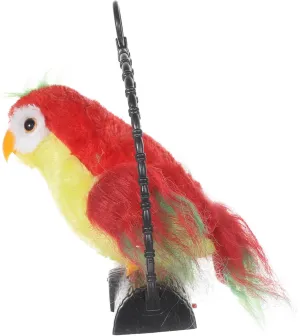 for Ages Electric Recording Talking Parrot string Red Hanging Parrot for Early Educational Mimics Voices Sounds Battery Fun 
