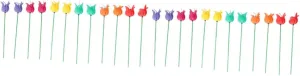 for Boys and Girls Garden Decor Lightweight -Shaped for Use Fun Assembly for Playgrounds and Events Random Color 24pcs nowcasting Colorful Creative Windmill Toys 