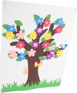 for Boys infect comminute squirt outcry and Girls MERRYHAPY Felt Story Tree Decor Preschool Wall Tree Decors Bulletin Board 