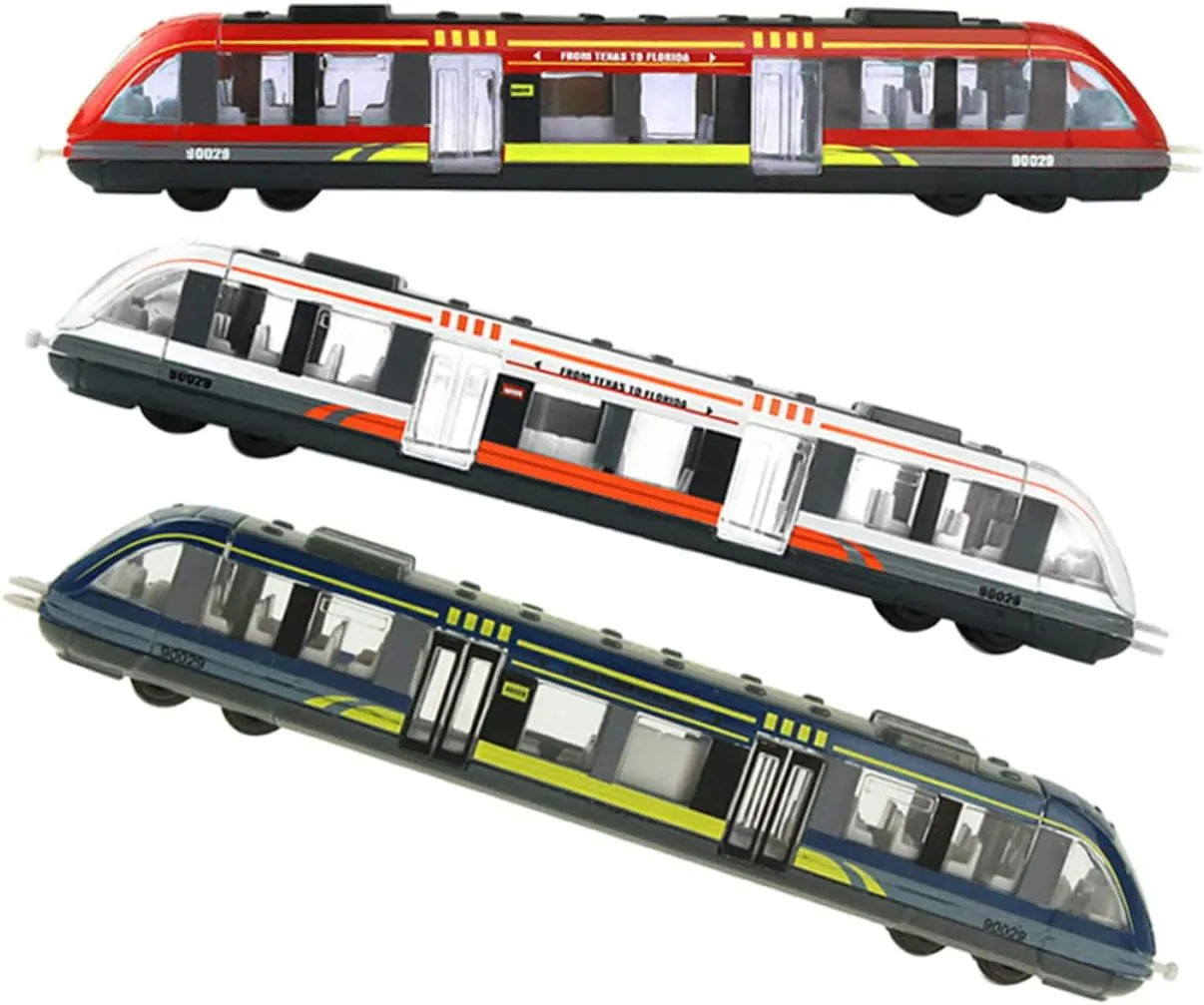 for Boys Realistic Design for Preschool Early Classroom Use Engaging crevice balance luminous plow Simulation for Learning 3Pcs Electric Train Train Plaything 